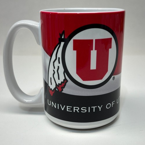 Utah Utes Kaffeetasse 15 Unzen Welle Keramik Becher Boelter NCAA offizieller Merch