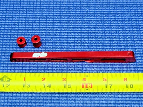 ARRMA Rear Center Chassis Brace Aluminum 120mm Red - ARA320568