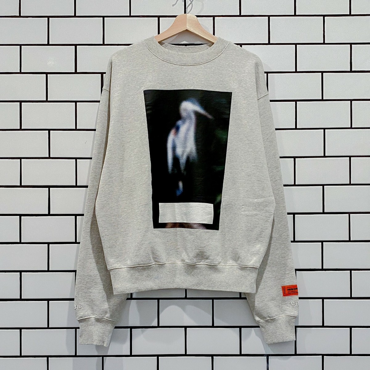 HERON PRESTON CREWNECK LIGHT CENSORED HERON SWEATSHIRT LAST