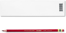 Prismacolor 20045 Col-Erase Pencil W/Eraser Carmine Red Lead/Barrel Dozen