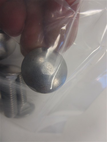 AVALON & TAHOE STAINLESS STEEL 3/8 - 16 X 1 1/4" CARRIAGE BOLT SET OF (50) - Picture 3 of 4