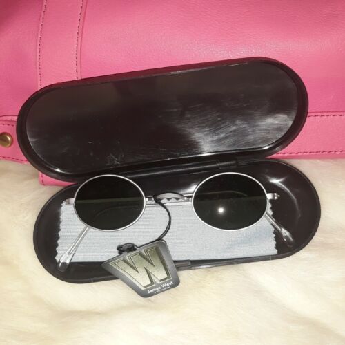 W James West Sunglasses Round Metal Frame Will Smith Wild West John Lennon BOHO - Picture 3 of 10