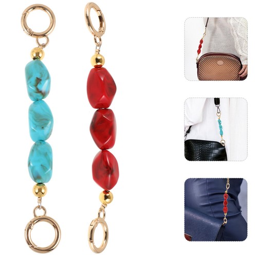 2 Piezas Cadena Extendida Mahjong Bolso Cartera Correa Extensor Accesorio Miss - Imagen 8 de 12
