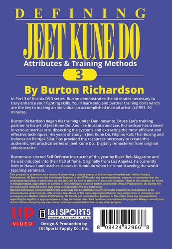 5 DVD Set Defining Jeet Kune Do: Empty Hands, Weapons, Sensitivity Training - Bild 4 von 6