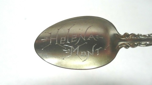 Antiker Helena Montana Sterlingsilber Souvenir Löffel 16. August 1892 - Bild 3 von 5