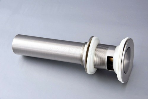 Drenaje emergente de níquel cepillado recipiente fregadero escurridor de residuos con desbordamiento Zsd073 - Imagen 1 de 8