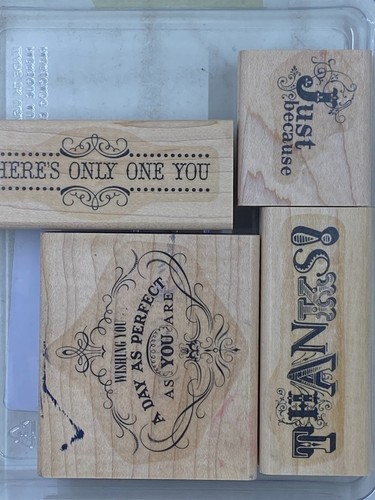 Stamping Up Rubber Wood Stamp Sets YOU PICK List #3 Complete Crafts Scrapbooking - Picture 853 of 896