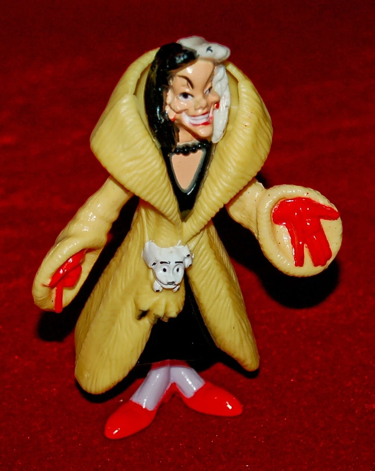 老式玩具麦当劳 101 DALMATIANS Cruella De Vil 手机 2 件套 #115 — 第 4/4 张图片