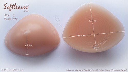 Softleaves S 100 Silicone Breast Forms Breast Enhancers Bra Inserts bra Implant - Picture 18 of 23