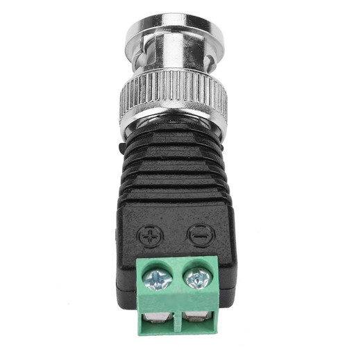 10Pcs Green Coaxial BNC Male Cable Connector Terminal Adapter CCTV Video Balun - Zdjęcie 9 z 12