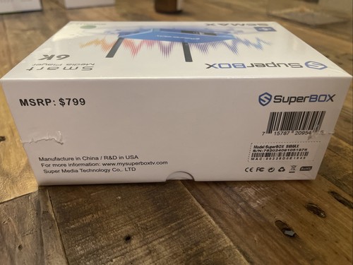 NEW 2025 Model-SuperBox S6 Max, 6K UltraHD, BlueTooth Voice Command - Picture 3 of 3