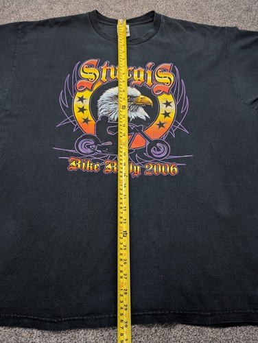 Sturgis Bike Rally 2006 T-Shirt - 100% Cotton - Men's 2XL / XXL - Eagle Image - Picture 12 of 13