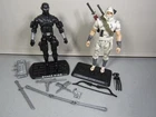 GI JOE -- 25th STORM SHADOW & SNAKE-EYES 100% comp - 10 + items = FREE SHIP