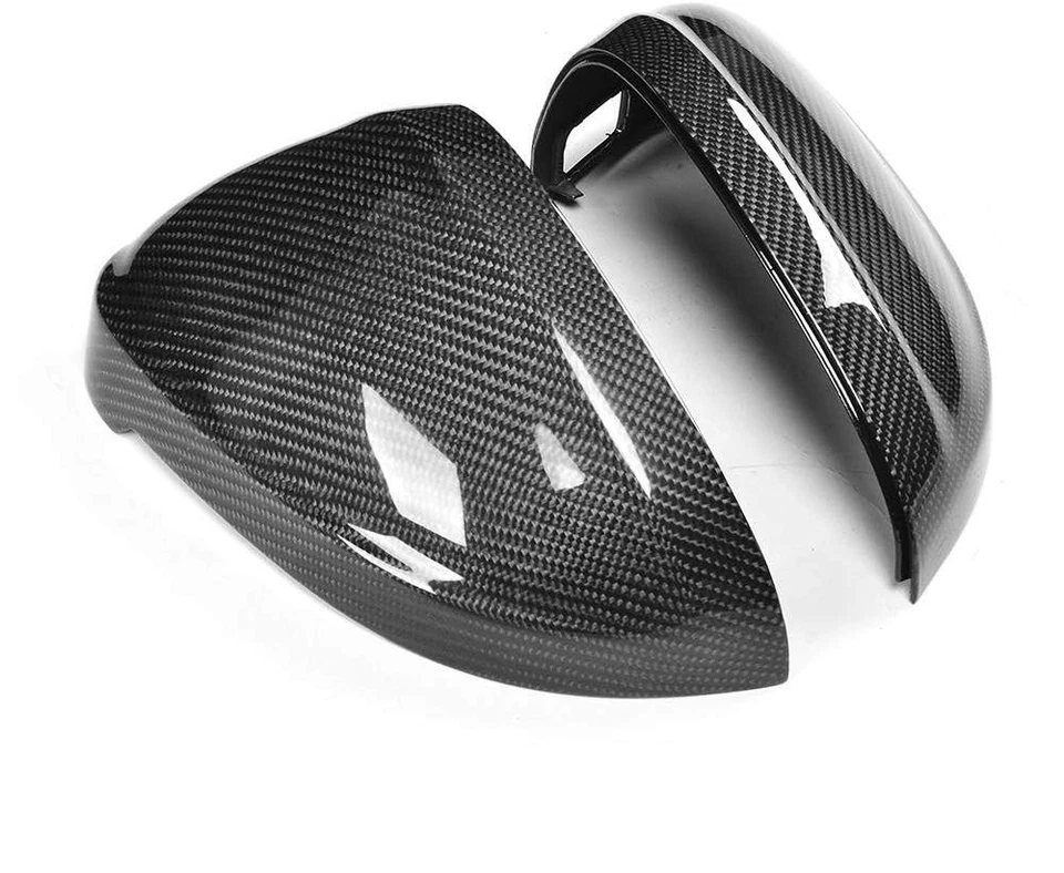 Tapas de cubierta de espejo retrovisor estilo carbono para Audi A4 B9 S4 A5 S5 RS5 2017+con asistencia de carril Foto 4 de 4