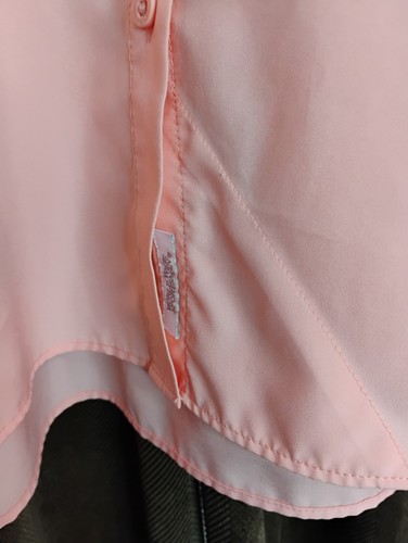 World Wide Sportsman Woman 2XL Fishing Shirt Roll Tab Coral L/S Vented Mesh Back - Picture 4 of 13