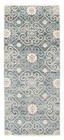 Teal Traditional 2'6" x 5'11" Oriental Hand-knotted Wool Area Rug