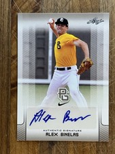 BAS 2017 Leaf Perfect Game National Showcase Alex Binelas Authentic Auto BA-AB4