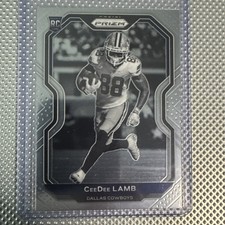 CEEDEE LAMB 2020 Panini Prizm Black White NEGATIVE Variation SP RC #334 ROOKIE