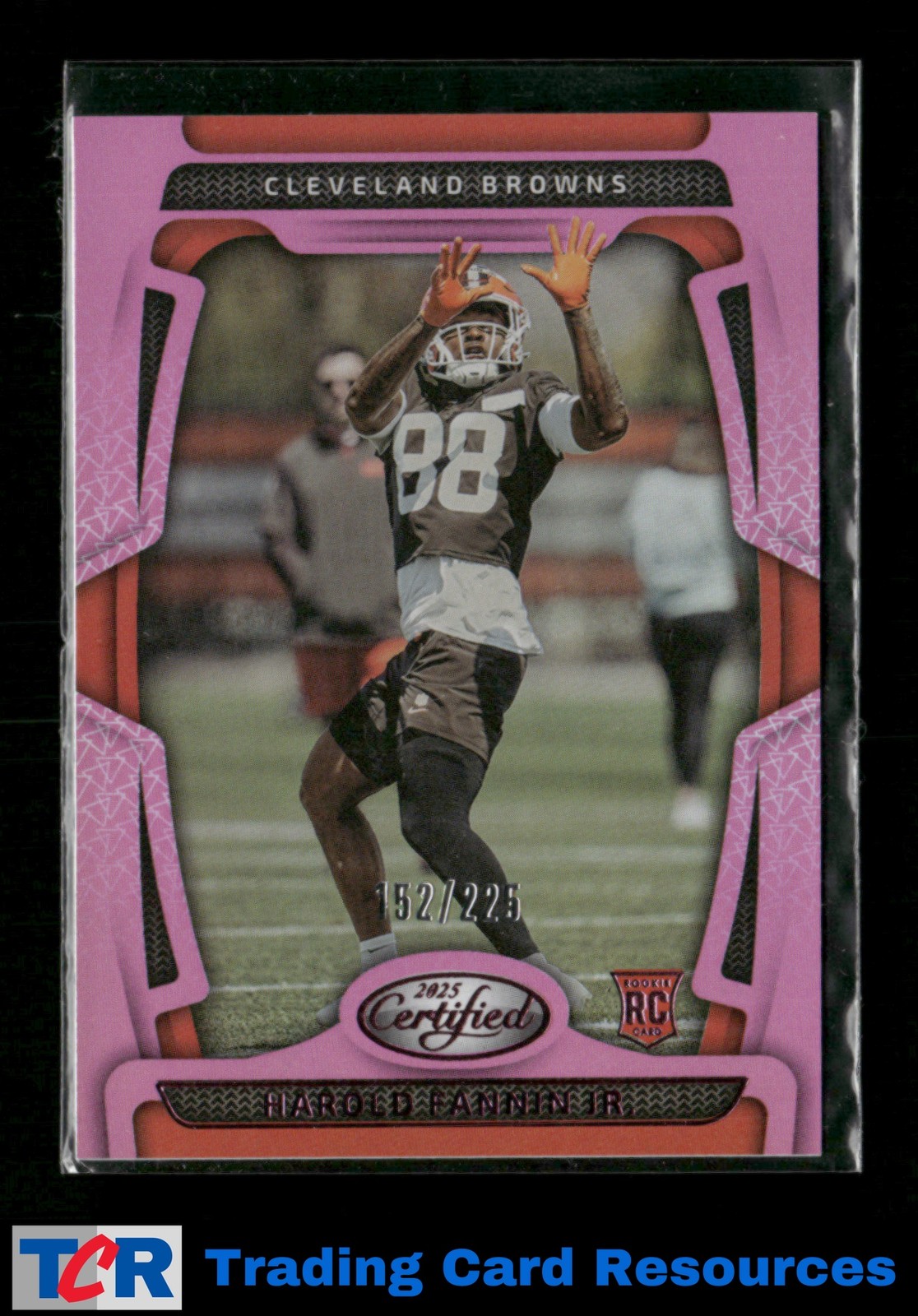 2025 Panini Certified #178 Harold Fannin Jr. Mirror Pink #/225