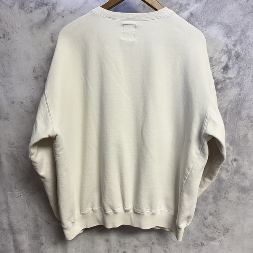 Vintage Gap Athletics Single V Crew Neck Sweatshirt Herren L 26x25,5 weiß Y2k 90s - Bild 2 von 17