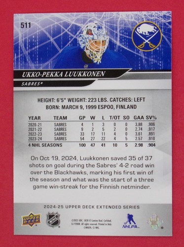 2024-25 Upper Deck Extended Ice Hockey - Pick Your Card - Picture 13 of 215