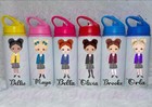 Back to School Water Bottle Girls Kids Personalised Metal Gift Party Gift Bags