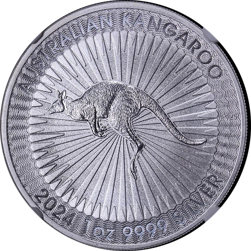 2024 Australia 1 Ounce Silver $1 Kangaroo NGC MS70 1st Release