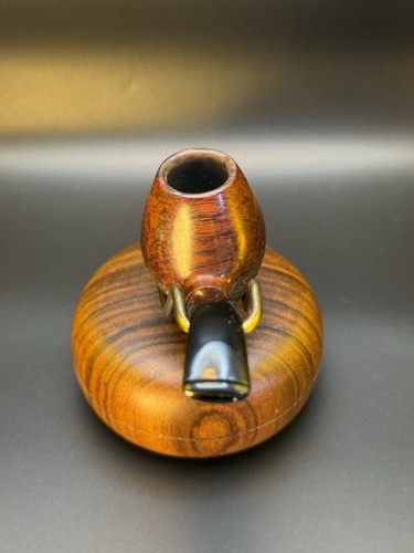 Vintage W.O. Larsen Bent Brandy Tobacco Pipe - Professionally Restored - Picture 4 of 5