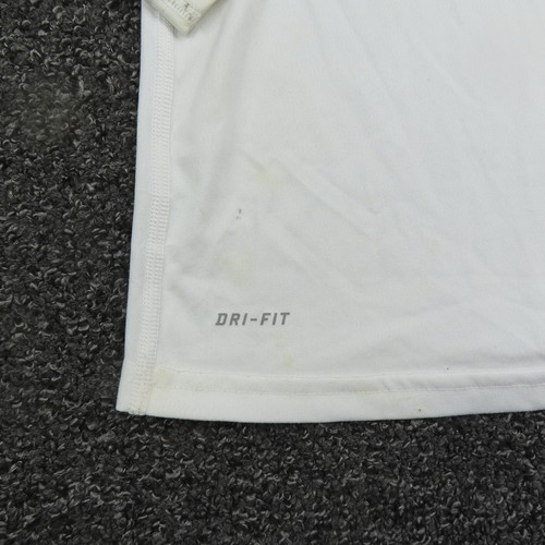 Nike Shirt Boys Medium White Long Sleeve Dri-FIT Athletic Pullover Performance - Picture 3 of 10