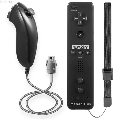 Bluetooth Wii Remote Controller& Wired Nunchuck For Nintendo Wii & Wii U Console - Picture 11 of 14