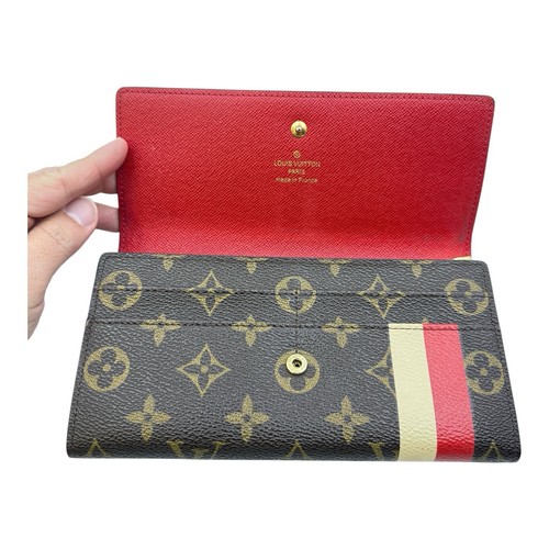 Cartera Louis Vuitton Portefeiulle Sarah M60034 Old Bellboy Stripe LV - Imagen 5 de 10