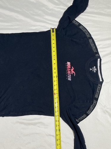 Hollister Ombré Print Logo Graphic Tee Shirt Langarm Gr. Large Herren - Bild 3 von 5