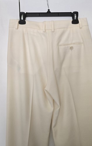 Stella McCartney straight-leg wool trousers Size 42 Cream - Picture 4 of 7