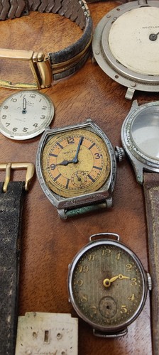 Lote de piezas de relojeros cajón chatarra Seiko Waltham Elgin movimientos+ - Imagen 6 de 9