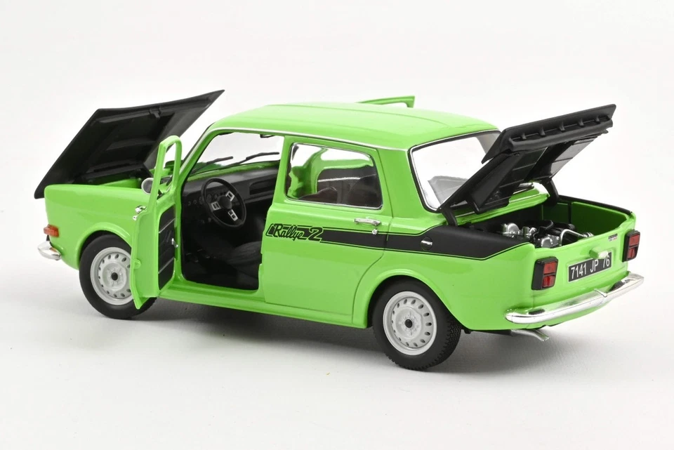 185715 Simca 1000 Rally 2 Racing Green Norev 1/18 - Image 2 of 4