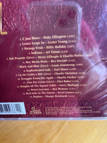 Jazz Vintage From the Vaults CD Volume 2 Ellington Holiday Parker Baker New - Picture 2 of 4