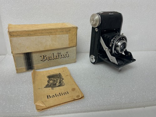 Cámara plegable Balda Baldini 35 mm con lente Prontor S y Baldanar con caja original - Imagen 2 de 19