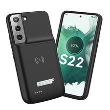 Galaxy S22 Battery Case 4700mAh, Qi Wireless Charging Fast Charging
