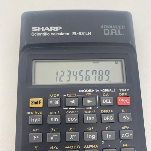 SHARP Advanced D.A.L EL-531LH Scientific Calculator - Boxed without Manual - Picture 4 of 24