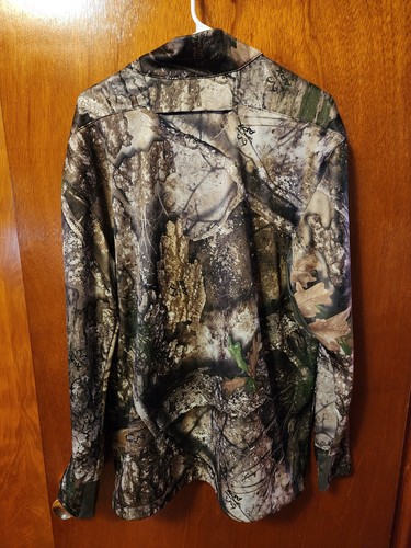 Men's Large Realtree APX Camo Full Zip Jacket - Picture 10 of 13