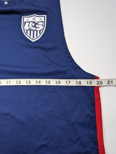 Y2k US Soccer Nike Dri-Fit Women's Size Large Training Shirt Tank Top Sleeveless - Picture 8 of 9