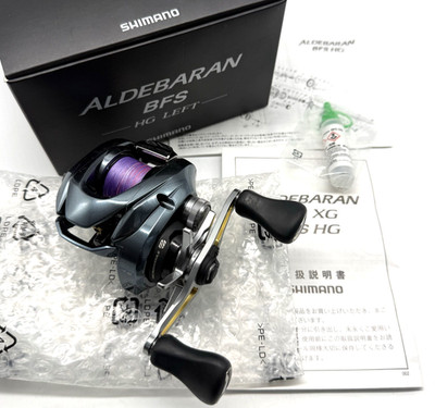 SHIMANO 22 ALDEBARAN BFS HG Left Bait Casting Reel with Box JAPAN ''Excellent+++''