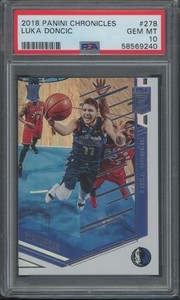 2018-19 Panini Chronicles Elite Basketball Luka Doncic #278 RC Rookie PSA 10