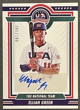 ELIJAH GREEN 2022 Panini Stars & Stripes #18US-EG2 Auto 45/199 Washington 