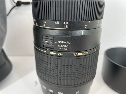 TAMRON Telephoto Zoom Lens AF 70-300mm F4-5.6 Di LD MACRO 1:2 Canon EF Mount A17 - Picture 5 of 10