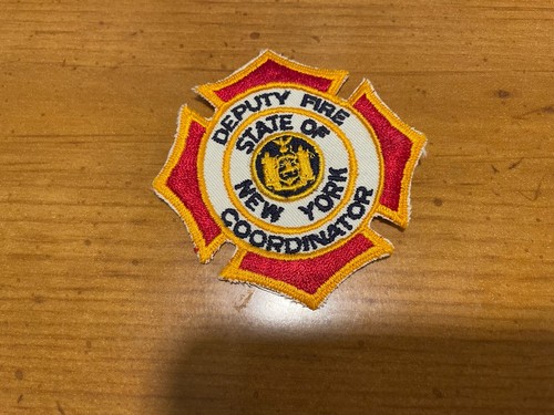 Deputy Fire Coordinator State of New York Patch