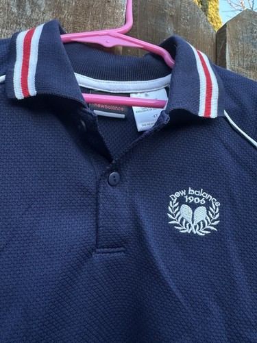 New Balance Navy Blue Kids Collared Shirt Size 4T New With Tags - Picture 2 of 3