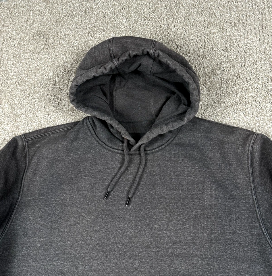 Carhartt Hoodie Mens Large Gray Pullover Sweatshirt Relaxed Fit Company Logo - Image 2 of 4