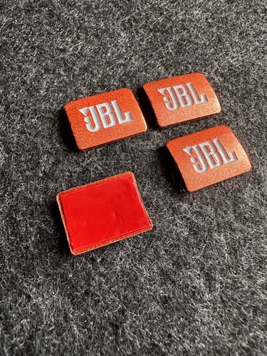 4 x JBL Speaker Decal Sticker Audio - Orange  - Picture 3 of 3