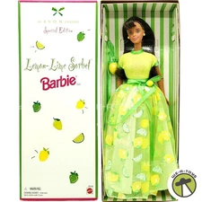 1998 Lemon Lime Sorbet Barbie Doll African American Avon Exclusive Mattel 20318